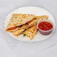 Grilled Veggie and Cheese Quesadilla · 