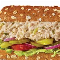 #20 Albacore Tuna Sandwich · Premium tuna, relish, and mayo, served Togo's Style (lettuce, tomatoes, onions, pickles, and...