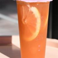Grapefruit Jade · Fresh grapefruit juice with jade green tea base. Your choice of sweet level.