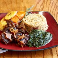 Large Oxtail Meal · Includes your choice of 3 sides.