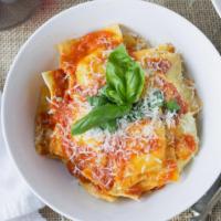 Ravioli · Served with salad, bread and butter and Romano cheese.