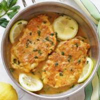 Francese Entree · Lemon and butter sauce. Served with salad, bread and pasta.