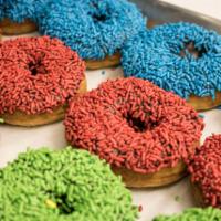 6 Sprinkled Donuts  · 