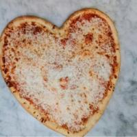heart shaped pizza · 