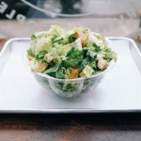 caesar salad · romaine, homemade croutons and parmesan