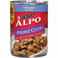 Alpo Prime Cuts Beef 13.2oz · Packed with tender chunks made with real beef. A hearty meal packed with nutrients to promat...