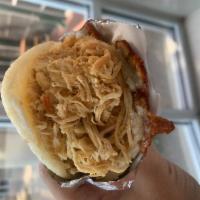 Arepa with Chicken · Arepa (Arepa is Natural Corn with Chicken and Cheese.