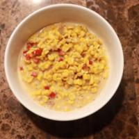 Creamy Corn · Sweet Creamy Corn sautéed with bell peppers