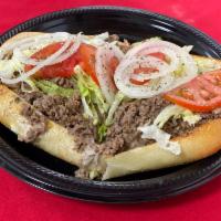 Beef Cheesesteak Hoagie · Philly Style Chopped Steak on a fresh 12
