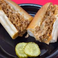 Buffalo Chicken Cheesesteak · Chopped White Meat Chicken Steak with Buffalo Sauce and your choice of Cheese