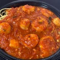 Shrimp and Scallop Fra Diavolo · Sauteed shrimp and scallops in a spicy marinara sauce, served over your choice of pasta. 
