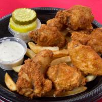 Wing Dings and French Fries Platter · 