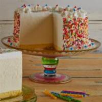 Sprinkle Cake · There's gold at the bottom of this rainbow and it's mouthwatering yellow cake with vanilla i...