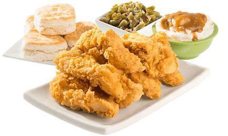 12 Chicken Tenders Family Meal  · 12 chicken tenders, 6 biscuits, and 3 large sides. 
Dipping sauces not included. 