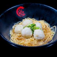 45. Homemade Fish Ball Noodle Soup · 