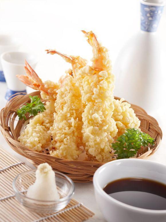 Shrimp Tempura · 3 pcs shrimps and 5 pcs vegetables