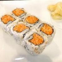 Spicy Crabmeat with Crunch Roll · 