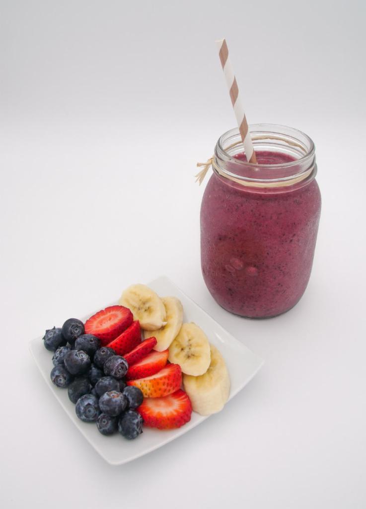 5. Yoga Berry Smoothie · Strawberry, blueberry, raspberry and banana.