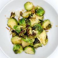 Brussel Sprout  ·  Crispy brussel sprout tossed in garlic soy.
