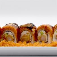 Red Dragon Roll ·  Freshwater eel, spicy tuna on shrimp tempura roll.
