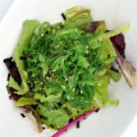 Seaweed Salad  · Seasoned seaweed.
