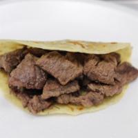 Carne Asada Taco · Sonora style premium grilled steak.