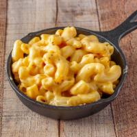 8 oz. Mac and Cheese · Macaroni pasta in a cheese sauce.