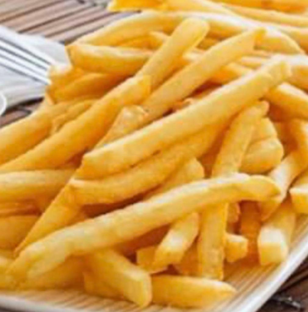 French Fries · Our 1/8th cut potato fries are made by order and our delicious house seasoning will leave your mouth watering.