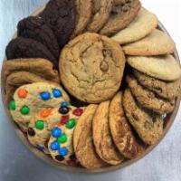 Three Dozen Platter · Our cookies are crafted with Callebaut Chocolate, Bourbon Vanilla and Farm Fresh Butter.  Th...
