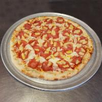 18'' Hawaiian Pizza Pie · This is Ham & Pineapple. One of the peoples Favorites to order! Pineapple Sweetness on that ...