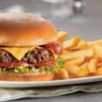 Bacon Cheese Burger · Come with lettuce, tomatoes, onions, pickles and mayonnaise.