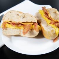 Breakfast Sandwich · Your choice of one protein, 2 eggs, and American cheese.