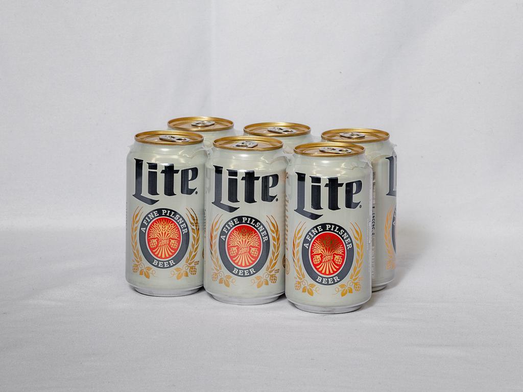 12 oz.  Miller Lite Bot 6 Pack · Must be 21 to purchase.
