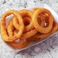 Onion Rings · Batter Dipped Onion Rings, perfectly crisp with a delightful flavor.  One of our customer fa...