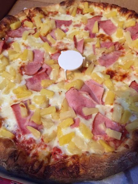 Hawaiian Pizza · Ham or Canadian bacon with pineapple.