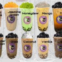 Milk Tea  · Add toppings for an additional charge. Black boba doesn't come with drink. 