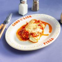 Manicotti · Noodles stuffed with assorted cheese, lightly seasoned and baked with special marinara sauce...
