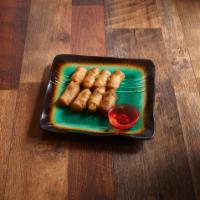 A. 8 Pieces Pau Pia · Spring rolls, miniature egg rolls made with bean vermicelli, egg, bamboo shoots and served w...