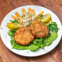 Buford Crab Cakes · 2 pieces crab cakes served with our seaside special sauce. Menu items may contain or comes i...