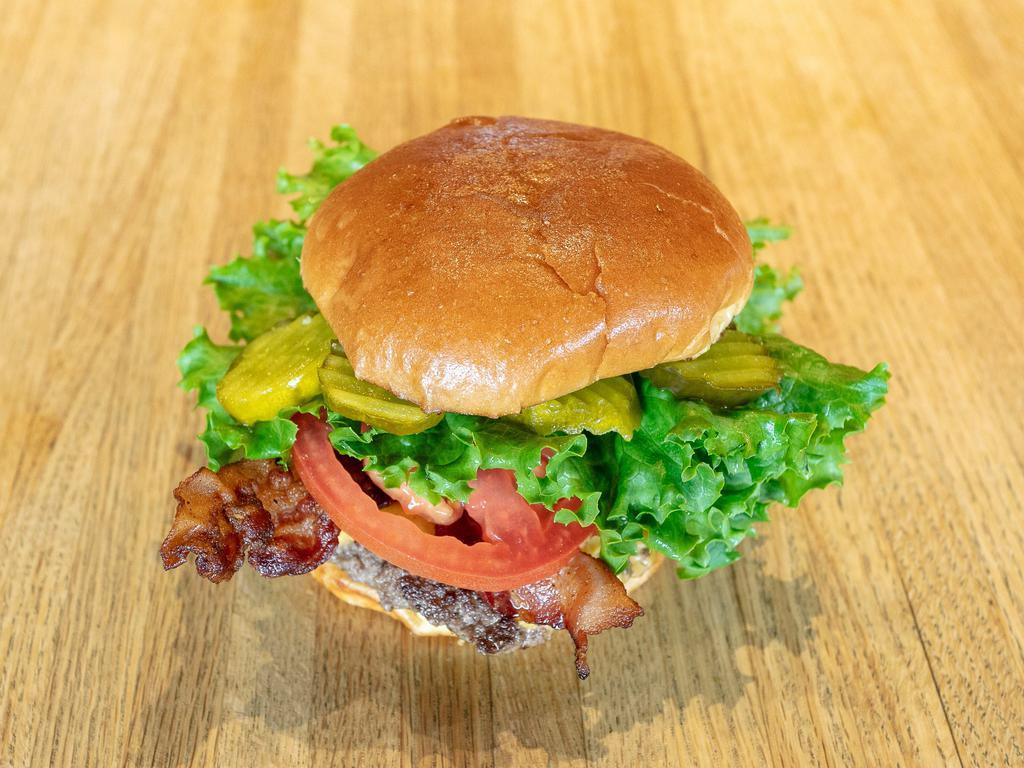 Build Your Own Village Burger · Two 100% fresh Certified Angus Beef patties cooked to medium well. The burger comes plain and on your choice of bun. Add your favorite toppings.