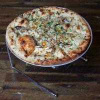 Truffle Mushroom Pizza · gruyere / tarragon / sauteed onions
