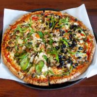 Zorba's Special Pizza · Pepperoni, meatballs, mushrooms, onion and green pepper.