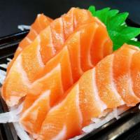 Salmon Sashimi · come with 4 pieces 