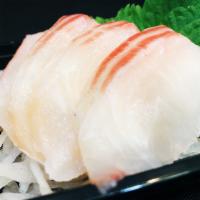 Red Snapper Sashimi · Piece of fish.