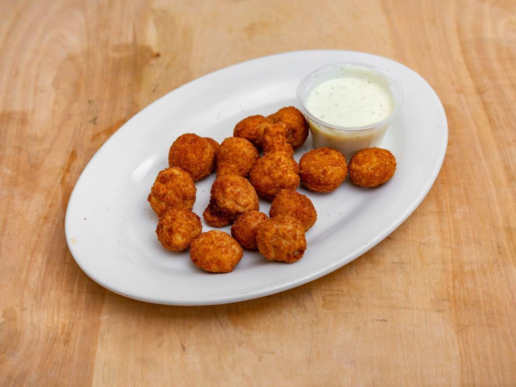 Breaded Mushrooms · 13 pieces. Coated in breadcrumbs and then baked or fried. 
