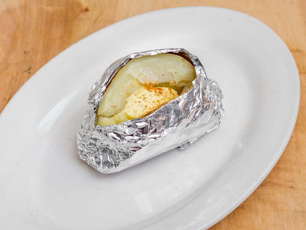 Baked Potato · Cooked in an oven.