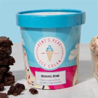 Brownie Bomb PINT · THE FLAVOR: Fresh cream ice cream + sea salted fudge brownies.
ABOUT PINT'S PEAK: 
Ice Cre...