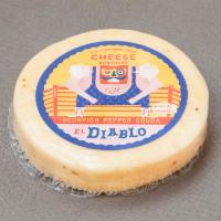 6 oz. El Diablo Cheese · We added flecks of trinidad scorpion pepper to Gouda cheese for an irresistible blend of spi...