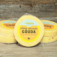 6 oz. Honey Sriracha Gouda Cheese · A little hot, a little sweet and a little creamy this Gouda has everything you're looking fo...