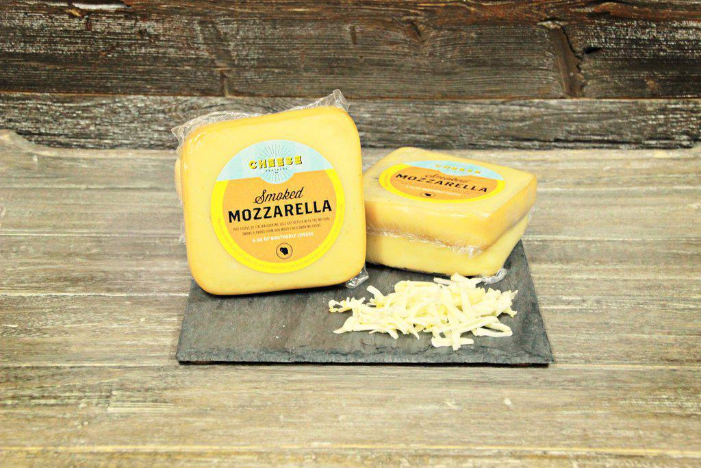 6 oz. Smoked Mozzarella Cheese · Natural smoky flavors from wood-fired smoking ovens.